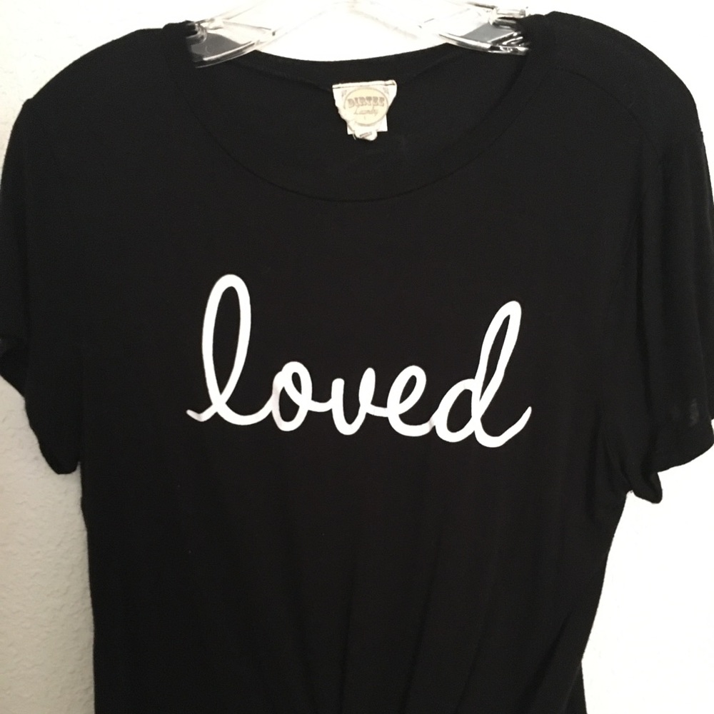 Black “loved” Shirt